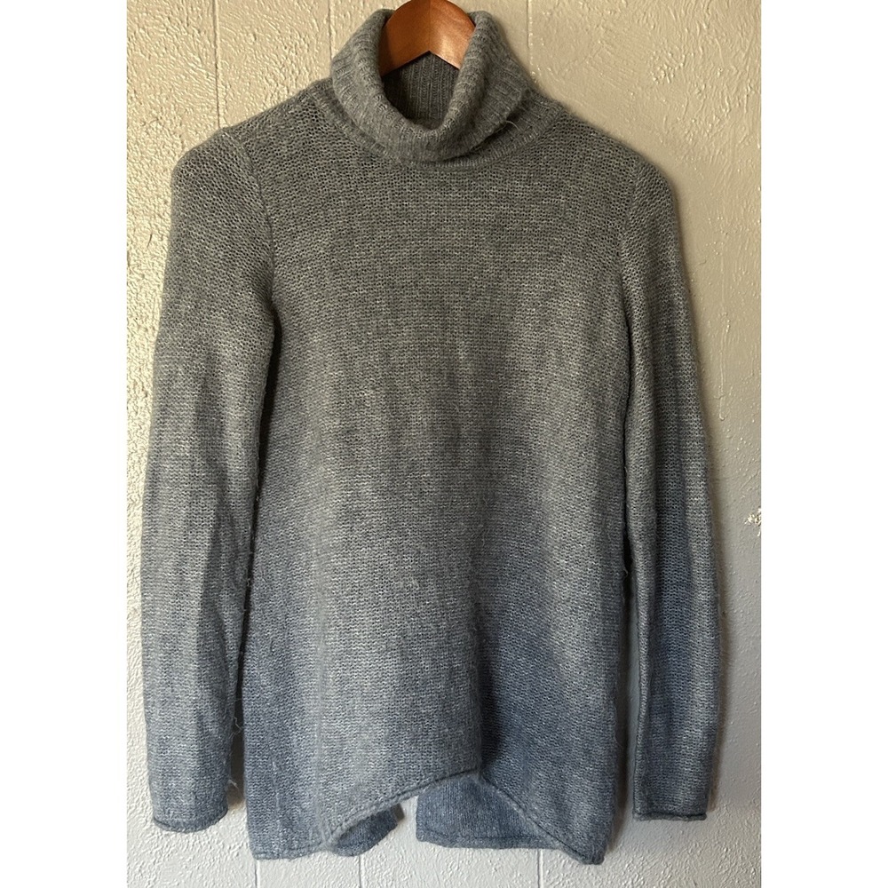 Women's Abercrombie & Fitch Blue Gray Turtleneck Size XS Soft Cozy Lightweight